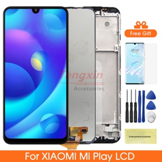 หน้าจอแสดงผล Lcd 5.84 นิ้ว พร้อมกรอบ แบบเปลี่ยน สําหรับ Xiaomi Mi Play M1901F9E