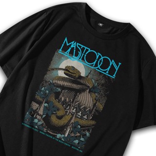 Kaos Heavy Metal Baju เสื้อยืดลําลอง แขนสั้น คอกลม พิมพ์ลายวงดนตรี Mastodon Baju สไตล์พังก์ วินเทจ พรีเมี่ยม สําหรับผู้ชาย ผู้หญิง 130