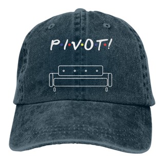 ใหม่ ขายดี หมวกผ้ายีน ผ้าฝ้าย 100% ลายคําคม Pivot สไตล์ฮาราจูกุ ปรับได้ สําหรับโชว์ทีวี XQ