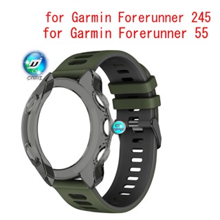 เคสซิลิโคน พร้อมสายคล้อง สําหรับ garmin Forerunner 55 245 Forerunner 55 245 55 245 Music