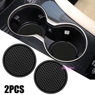 2PCS Black car cup holder non slip cup holder pad internal accessories universal very suitable for most cups accessories