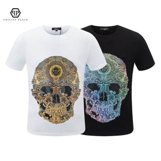 6528 PP fashion plein mens tshirt philipp short sleeve rainbow_01