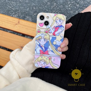 For เคสไอโฟน 14 Pro Max [Cartoon Hard] เคส Phone Case For iPhone 14 Pro Max Plus 13 12 Mini 11 For เคสไอโฟน11 Ins Korean Style Retro Classic Couple Shockproof Protective TPU Cover Shell