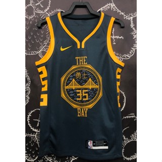 Nba Golden State Warriors No. แบบกดร้อน เสื้อกีฬาบาสเก็ตบอล 35 Durant 18 season