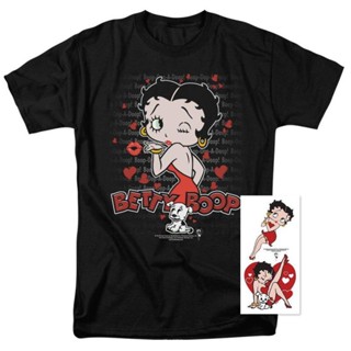 เสื้อยืด พิมพ์ลาย Betty Boop สไตล์คลาสสิก ไม่ซ้ําใคร สําหรับผู้ชาย GNnalh38FNnkhk45