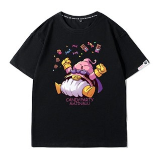 ™ﺴเสื้อยืด Dragon Ball การ์ตูนอะนิเมะเสื้อผ้า Goku Majin Buu ชุดคู่นักเรียนญี่ปุ่นเสื้อยืด