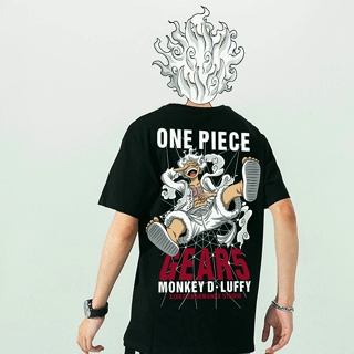 เสื้อยืด One Piece อะนิเมะญี่ปุ่น อุปกรณ์ต่อพ่วง Luffy Ace