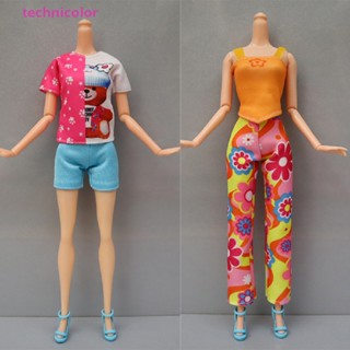 [technicolor] ชุดเสื้อเชิ้ต และกระโปรง 1/6 สําหรับบ้านตุ๊กตา 1 ชุด