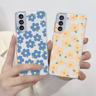 เคสโทรศัพท์มือถือแบบนิ่ม TPU ใส ลายดอกไม้ ฤดูร้อน สําหรับ Samsung A14 A53 A13 A04s A23 A52s A33 M23 M53 A73 A12 M12 A22 M22 A50 A32 A50s A30s A51 A52 A72 5G