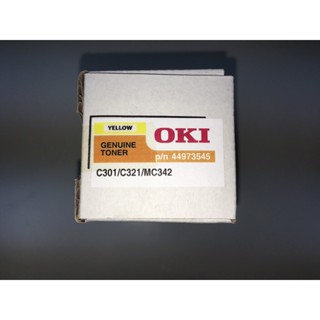 OKI-TONER-C301-Y ตลับหมึกโทนเนอร์ สีเหลือง ของแท้ สำหรับ C301, C321 (OKI-44973545)