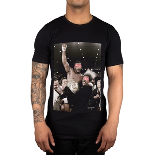 [S-5XL] เสื้อยืดคอกลม พิมพ์ลาย Iron Mike Tyson Don King Trust Nobody Fit Basic สไตล์วินเทจ เซ็กซี่ ไซซ์ S-3Xl