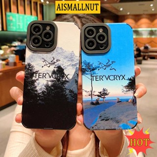 เคสโทรศัพท์มือถือ กันฝุ่น กันกระแทก ลายภูเขาหิมะ สีฟ้า สําหรับ IPhone 14 13 11 12 Pro Max 7 8 Plus X XR XSMAX