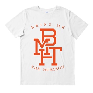 เสื้อยืดแขนสั้นเสื้อยืดผ้าฝ้ายพิมพ์ลายแฟชั่น Bring ME THE HORIZON / BMTH - หน้าบอล | เสื้อยืด พิมพ์ลายวงดนตรี | เพลงเมอร