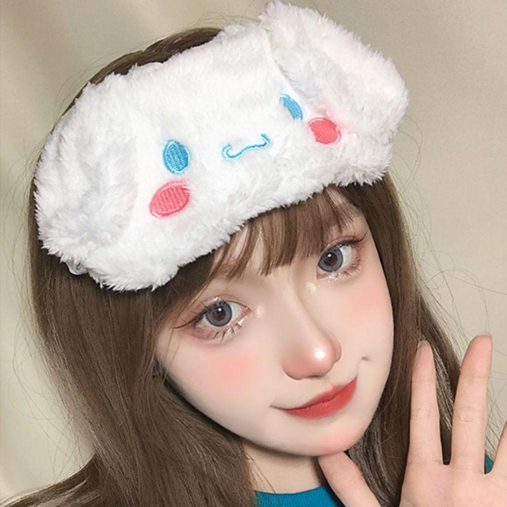 Wellnessspot ผ้าปิดตาการ์ตูน Light Isolation Cinnamoroll Kawaii น่ารักส่งเสริมการนอนหลับ