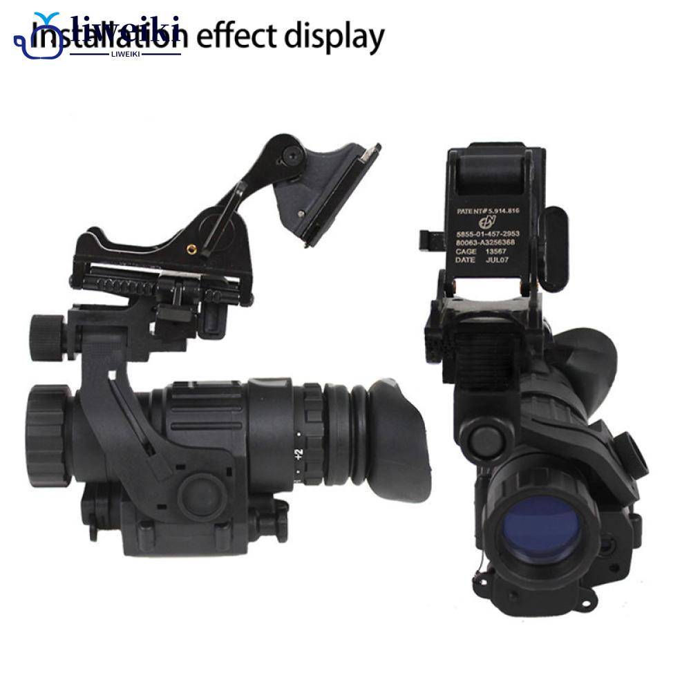Liweiki อุปกรณ์เมาท์ขาตั้งหมวกกันน็อค ผ้าไนล่อน สําหรับ PVS14 Generation Night Vision J Arm D5S7