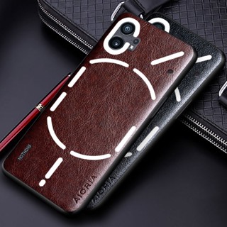 เคสโทรศัพท์มือถือหนังนิ่ม สีพื้น หรูหรา สําหรับ Nothing Phone 1 funda TUP&amp;amp;เคสโทรศัพท์มือถือ PC แบบแข็ง สําหรับ Nove phone (1) case capa