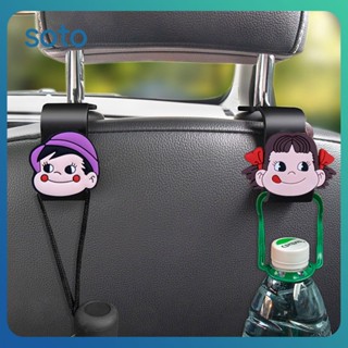 ♫Disney Serie Car Seat Hook Creative Cartoon Figure Doraemon Mickey Multi-Functional Hook Universal Headrest แบบพกพา Hook Hanger เครื่องมือ