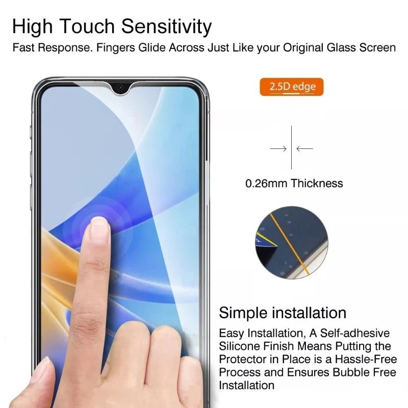ฟิล์มกระจกนิรภัย Honor X70 X9 X9c Smart X9d X8 X8a X8b X8c X8d X7 X7a X7b X7c X7d X6 X6a X6b X6c X5 X5b X5c Plus 4G 5G 2026 - รูปที่ 3