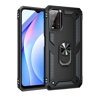 เคสโทรศัพท์มือถือโลหะ ทนทาน พร้อมขาตั้ง สําหรับ Redmi 9T Note 9 Pro 5G 9T Note 9 4G 5G 9 Power