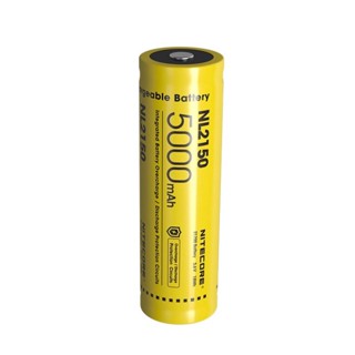 ถ่านชาร์จ Nitecore 21700 5000mAh 3.7V (NL2150) แพค 1 ก้อน ของแท้ ถ่าน