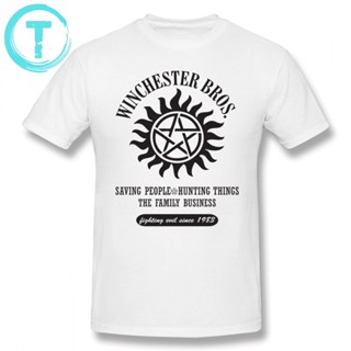 ใหม่ เสื้อยืดแขนสั้น พิมพ์ลายดอกไม้ Dean WINCHESTER SUPERNATURAL WINCHESTER Brothers แฟชั่นฤดูร้อน สําหรับทุกเพศ