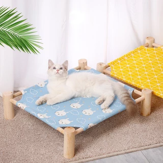 🔥CAT ที่นอนแมว เตียงนอนไม้สำหรับสัตว์เลี้ยง ที่นอนแมว ที่นอนสัตว์เลี้ยง พรมดักทรายแมว พรหมดักทรายแมว ที่ดักทรายแมว