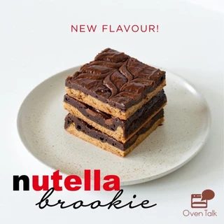 Oven Talk - Chocolate Hazelnut Spread Brookie ขนาด 3x3 นิ้ว