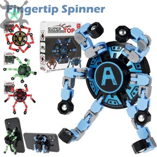 Fingertip Mechanical Top Anxiety and Stress Relief Transformable Mechanical Gyro for Kids Adults SHOPCYC8092