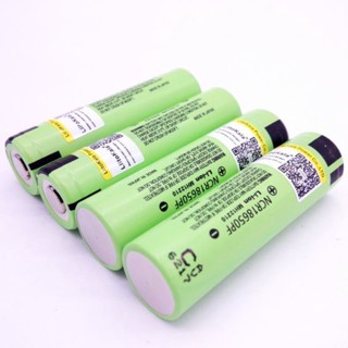 [แถมกล่องใส่ถ่าน] ถ่านชาร์จ 18650 แท้  NCR18650B 3400mah ประกันความแท้โดย บริษัท LiitoKala จำนวน 2 ก้อน ไม่มีวงจร ถ่าน