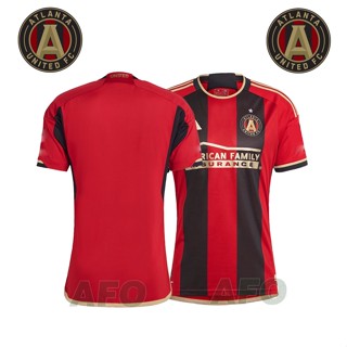 เสื้อกีฬาแขนสั้น ลายทีมชาติฟุตบอล Atlanta United FC Jersey 23 24 ชุดเหย้า คุณภาพสูง สําหรับผู้ชาย