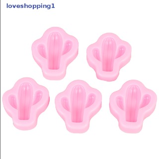 Loveshopping แม่พิมพ์ รูปกระบองเพชร สีชมพู สําหรับทําขนมช็อคโกแลต เค้ก 1 ชิ้น