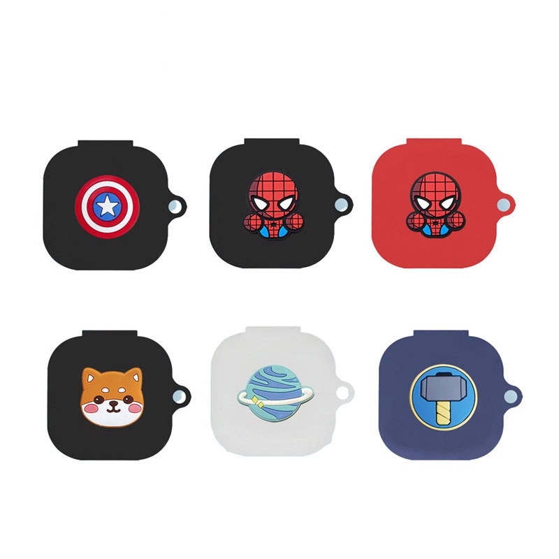 ฝาครอบหูฟังซิลิโคนการ์ตูนสําหรับ QCY Melobuds ANC HT05 QCY T13 Hearphone อุปกรณ์เสริมกล่อง