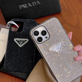 เคสโทรศัพท์มือถือ กันกระแทก ประดับเพชร หรูหรา สไตล์ยุโรป อเมริกา สําหรับ iPhone 14 14 promax 11 12 13 11 pro