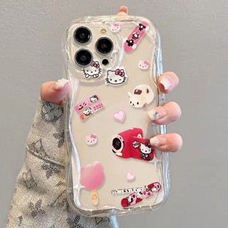 ✅เคสป้องกันโทรศัพท์มือถือใส แบบนิ่ม ลายแมวน่ารัก กันกระแทก สําหรับ Apple iPhone 14 13promax 12 11 7 8p xsxr B8YL