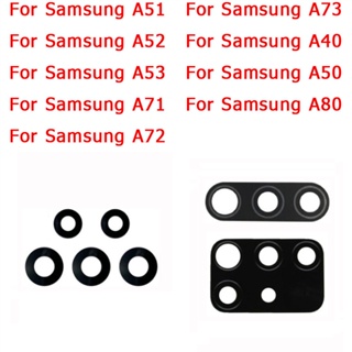 เลนส์กระจกด้านหลัง สําหรับ Samsung A52 A72 A51 A33 A53 A73 A32 A71 A50S A70S A03s A01 A12 A40 A50 A70 A80