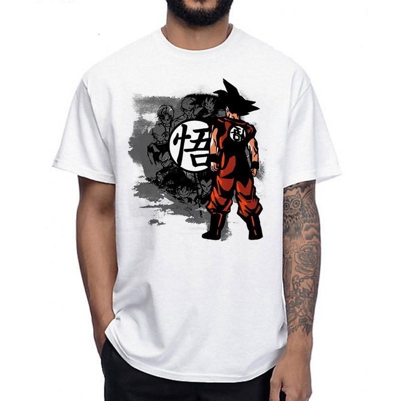 Fired ZW Dragon Ball T เสื้อ Super Saiyan Dragonball Z dbz SON goku TShirt ญี่ปุ่น vegeta อะนิเมะเสื้อยืดผู้ชาย/เด็กเสื้