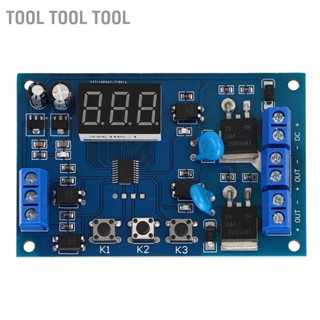  Tool โมดูลรีเลย์หน่วงเวลาที่ตั้งโปรแกรมได้การควบคุมสองทิศทางการป้องกันการเชื่อมต่อย้อนกลับรีเลย์ตัวตั้งเวลาสำหรับออดรถยนต์