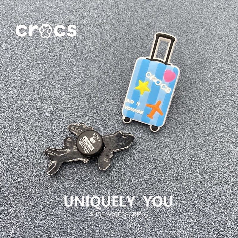 Crocs jibbitz charms ตัวติดรองเท้า crocs แต่งหัวเข็มขัด แฟชั่นฤดูร้อน สําหรับเดินทาง