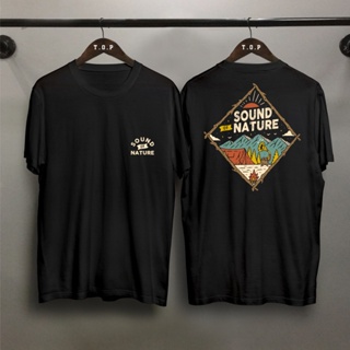 Fanshop Tp / Db / Sound Of Nature Distro เสื้อยืดลําลองผ้าฝ้ายแขนสั้นคอกลมทรงสลิมฟิตไซส์ L &amp; Xl