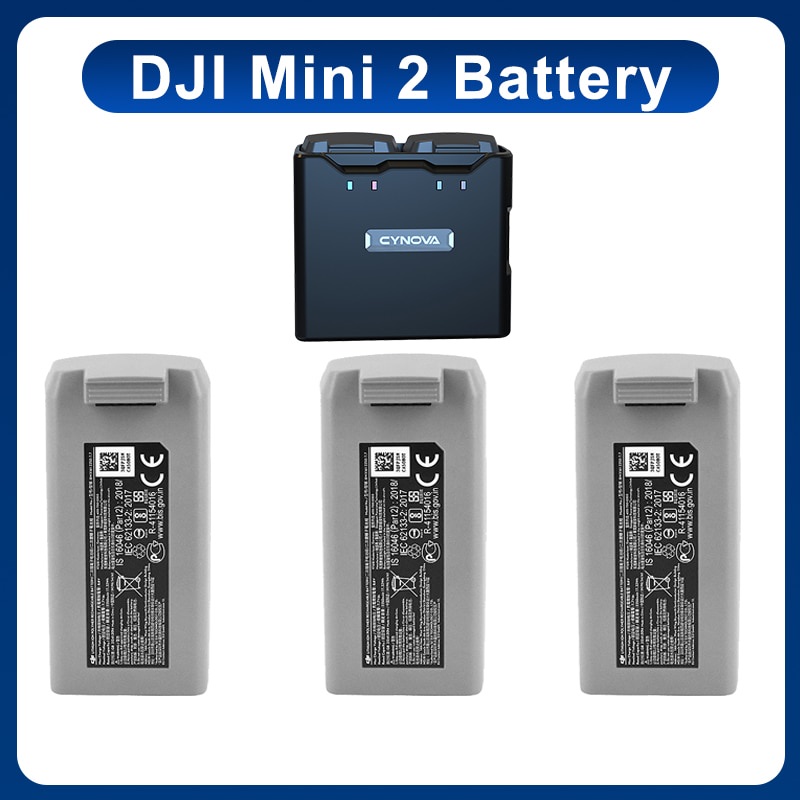 มือสอง DJI Original MINI 2แบตเตอรี่อัจฉริยะ DJI Mavic Mini 2 SE ชาร์จแบตเตอรี่โดรนอาร์ซีอุปกรณ์เสริมใหม่ในสต็อก