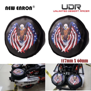 117x60 มม. Eagle Tire Cover ล้อกันฝุ่นสำหรับรถบรรทุก RC ออฟโรด Traxxas Unlimited Desert Racer UDR 85076-4 85086-4