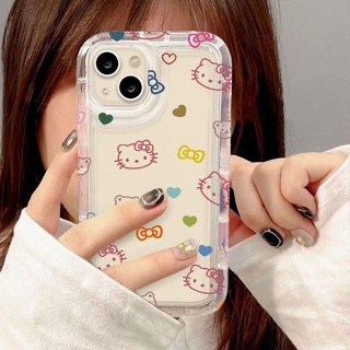 เคสโทรศัพท์ซิลิโคน TPU แบบนิ่ม ลายแมวน่ารัก กันกระแทก สําหรับ IPhone 14 13 11 12 Pro XS Max X XR 7+ 8 Plus