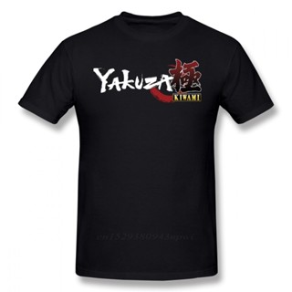 [S-5XL] เสื้อคนอ้วน ยากูซ่าเสื้อยืด Yakuza Kiwami แขนสั้นเสื้อยืดพิมพ์เสื้อยืดเสื้อเชิ้ตน่ากลัว 3xl ชายหาดผ้าฝ้ายผู้ชาย