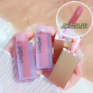 🌺ลิปกลอส ลิปเนื้อแมตต์ กันน้ำ ติดทนนาน Matte Lip Gloss