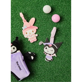 🎀【พร้อมส่ง】 Sanrio Golf Luggage/ Carrier/ Name/ Bag tag Melody Kuromi