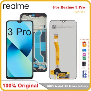 แผงหน้าจอสัมผัส LCD 6.3 นิ้ว สําหรับ OPPO Realme 3 Pro RMX1851 Realme 3 Pro 3Pro