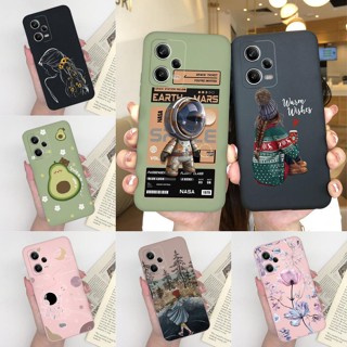 ใหม่ เคสป้องกันโทรศัพท์มือถือซิลิโคน แบบนิ่ม ลายการ์ตูนผู้หญิง สําหรับ Xiaomi Redmi Note 12 Pro 5G 12 Pro 5G