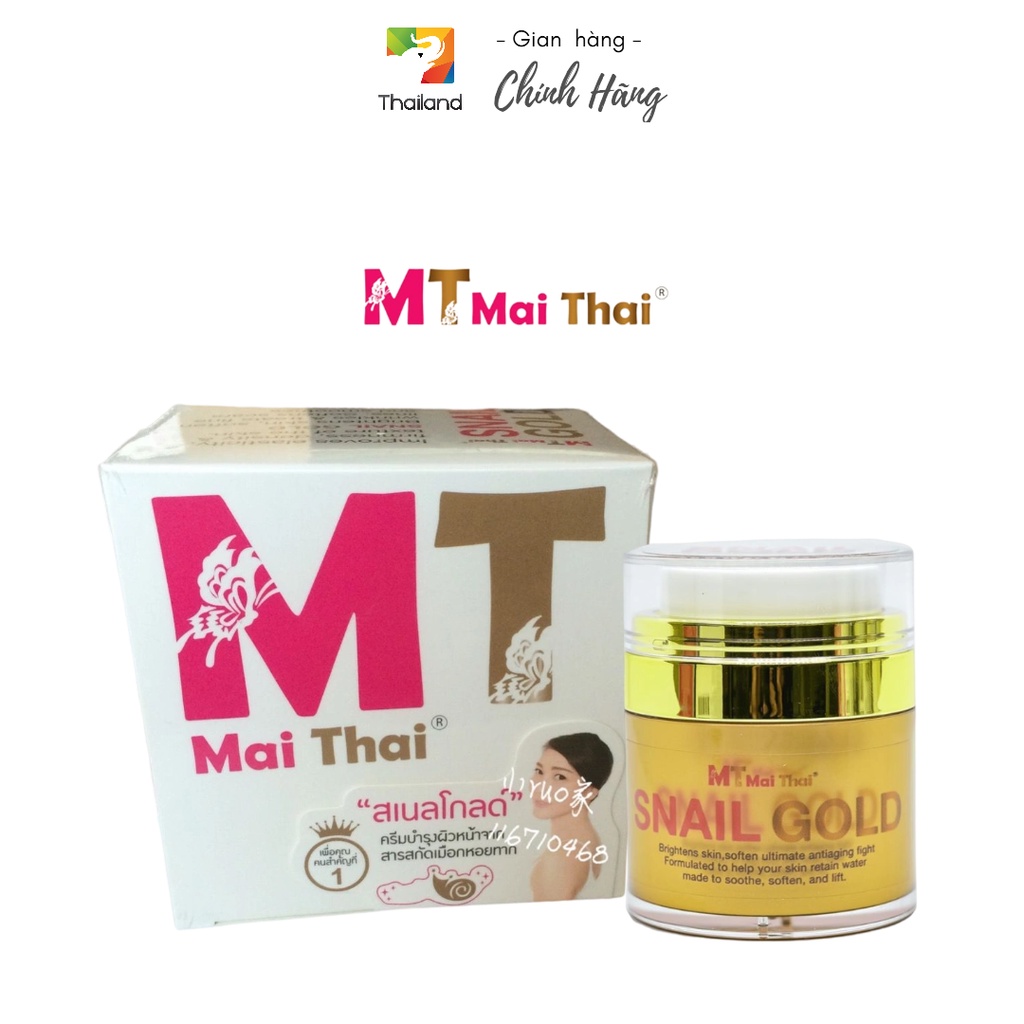 Snail Cream MT Mai Thai Snail Gold Hoang ia Thai