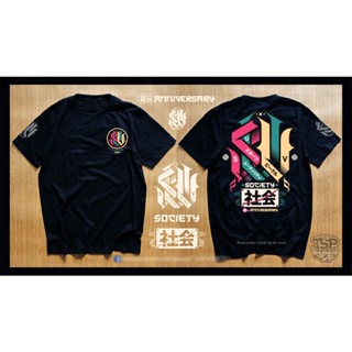 เสื้อยืดพิมพ์ลาย20232023แขนสั้นผ้าฝ้ายพิมพ์ลายข้อความsociety
