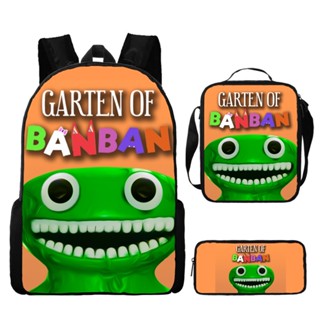 กระเป๋าเป้สะพายหลัง ลายการ์ตูน Garten of banban สําหรับใส่กล่องอาหารกลางวัน ดินสอ เหมาะกับนักเรียน